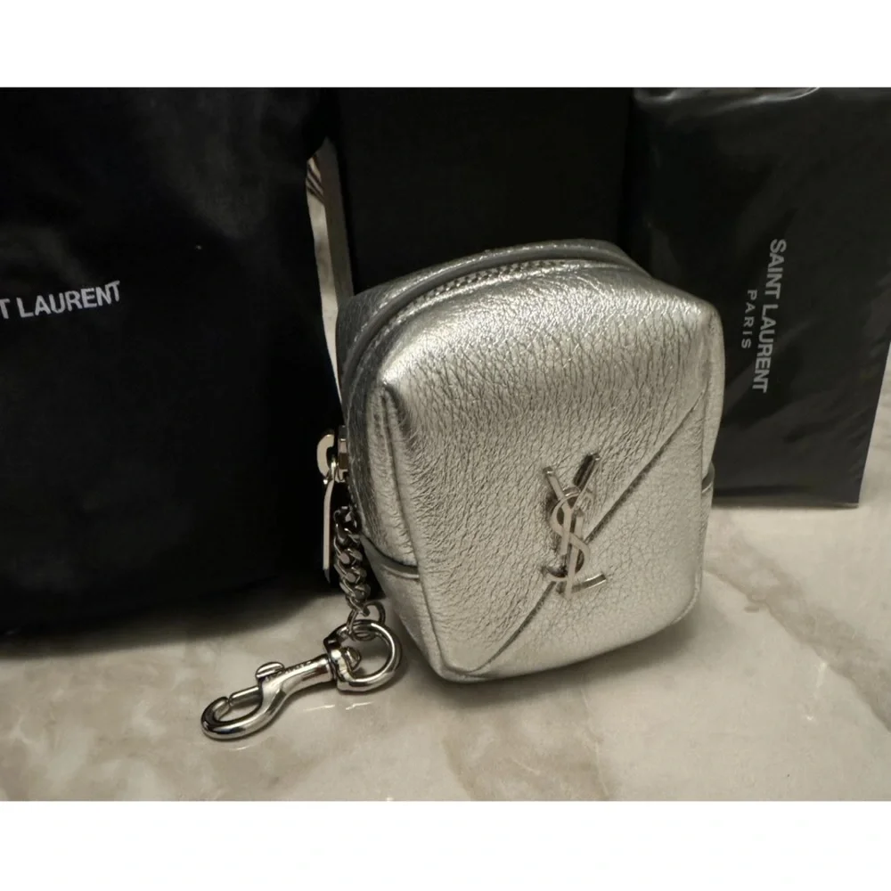 Yves Saint‎ Laurent Silver Baby Bag